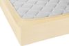 Biberna Jersey-Spannbetttuch, 100 % Baumwolle, Hellgelb, 1x 90x190 cm - 100x200 cm Bild 3