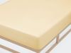 Biberna Jersey-Spannbetttuch, 100 % Baumwolle, Hellgelb, 1x 90x190 cm - 100x200 cm Bild 2