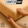 EXKLUSIV HEIMTEXTIL Marke Jersey Spannbettlaken 140 x 200 cm Gelb 100% Baumwolle Öko - Tex Zertifiziert Bed-Sheet Bettlaken Spannbetttuch Topper Leinentuch Bild 5