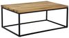 Couchtisch Teakholz hellbraun rechteckig 60x100 cm PROVO II Bild 1