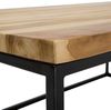 Couchtisch Teakholz hellbraun rechteckig 60x100 cm PROVO II Bild 5