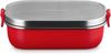 Le Creuset Lunchbox 900ml Kirschrot Edelstahl Bild 3