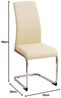HTI-Line Freischwinger Schwingstuhl SallyC PU 4er (Set, 4 St), Freischwinger Esszimmerstuhl Kunstleder Bild 3