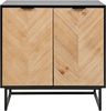 Sideboard ALASKA 80 cm Schwarz Bild 5