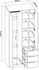 Kleiderschrank Eiselfing 176x80x52 cm 3 Schubladen Grau [en. casa] Bild 2