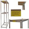 TRUTZHOLM Steckregal Reifenregal für 8 Räder 180x120x40 cm 795 kg Reifenständer Steckregal, Produkt 1-tlg, Aufbau Bild 4