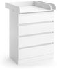Wickelkommode Emmi Weiß 80 x 111.6 cm mit 4 Schubladen Vitalispa Bild 3