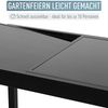 ib style Gartentisch Diplomat Quadro Ausziehtisch 90 - 180 cm silber (Tisch), Gartentisch - ESG-Sicherheitsglas - Aluminium - ausziehbar Bild 3