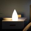 Arnusa LED Tischleuchte Kabellose Akku RGB Lampe Saunalampe Dekoleuchte 11x21 cm, Dimmfunktion, Farbwechsler, USB-C, Akkufunktion, LED fest integriert, Farbwechsler, mit Fernbedienung bis 10 Stunden Leuchtzeit Bild 3