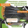 Kesser® Sonnenschirm LED Solar mit Abdeckung, Polyester / Aluminium anthrazit, Ø 300cm Bild 5