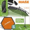 Kesser® Sonnenschirm LED Solar mit Abdeckung, Polyester / Aluminium anthrazit, Ø 300cm Bild 2