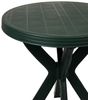 Gartentisch Balkontisch Bistrotisch Tisch Rund Grün Don Ø70xH72cm Bild 3