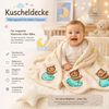 Baby Kuscheldecke 75x100 cm Bär Bild 4