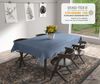 Wachstuchtischdecke rund oval eckig, Georginias Tischdecke abwischbar, Farbe und Größe wählbar (Eckig 120x140 cm Blau) Bild 4