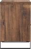 Waschbeckenunterschrank Holz schmal 40x60x40 cm massivum Sydney Pinie braun Badschrank Landhausstil Gäste-WC Unterschrank-Bad Bild 5
