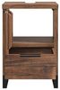 Waschbeckenunterschrank Holz schmal 40x60x40 cm massivum Sydney Pinie braun Badschrank Landhausstil Gäste-WC Unterschrank-Bad Bild 4