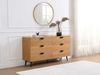 Vente-unique - SINOLO Kommode Holz, Platte Beige - B 40 cm x H 76 cm x L 140 cm Bild 2