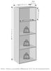 Furinno Reed Kleiderschrank-Organizer und Aufbewahrung, 4-Ebenen Kleiderschrank-Organizer, Offenes Regal Kleiderschrank-Aufbewahrung, für Kleiderschrank, Schlafzimmer, Wohnzimmer, Weiß Bild 3