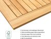 Dehner Gartenliege Sofa Macao, inkl. Polster, 196 x 75 x 70 cm, FSC®-zertifiziertes Holz, individueller Komfort dank höhenverstellbarer Seitenteile Bild 4