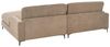 Ecksofa 3-Sitzer MALOY Stoff Braun linksseitig Bild 5