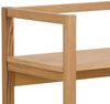 AC Design Furniture Lars rechteckig Regal, Korpus, 3 Böden und Gestell Eiche Ölbehandelt Furnier mit gerade Maserung, 80 x 40 x 93.3 cm, Natürlich Bild 5