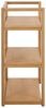 AC Design Furniture Lars rechteckig Regal, Korpus, 3 Böden und Gestell Eiche Ölbehandelt Furnier mit gerade Maserung, 80 x 40 x 93.3 cm, Natürlich Bild 4