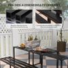 Outsunny Sitzgruppe Gartengarnitur als 3-teiliges Set Bild 4
