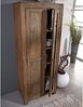 Schrank Sheesham 70x45x180 grau geölt NATURE GREY #0125 Bild 4