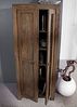 Schrank Sheesham 70x45x180 grau geölt NATURE GREY #0125 Bild 2