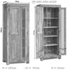 Schrank Sheesham 70x45x180 grau geölt NATURE GREY #0125 Bild 3