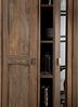 Schrank Sheesham 70x45x180 grau geölt NATURE GREY #0125 Bild 5