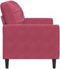 vidaxl 2-Sitzer-Sofa, 120 cm, Samt, Weinrot Bild 5