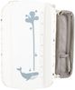 Cangaroo Babybadewanne Wickeltisch 2 in 1 Garda Thermometer Räder Wickelauflage grau Bild 4