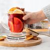 KONZEPT Teeglas Teegläser mit Henkel, Kaffeegläser, Cocktailgläser 400 ml, 6-tlg, Set 4/6 Stk. Perfekt für Tee, Kaffee, Glühwein, Cappuccino Bild 5