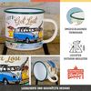 Nostalgic-Art Tasse Emaille-Becher - Volkswagen - VW Bulli - Let's Get Lost Bild 3