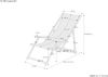 Erst-Holz Liegestuhl Gartenliege weiß Sonnenliege Strandliege Holz Deckchair Gartenmöbel Buche 10-303 N Bild 3