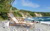 Erst-Holz Liegestuhl Gartenliege weiß Sonnenliege Strandliege Holz Deckchair Gartenmöbel Buche 10-303 N Bild 2