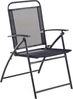 Gartenstuhl 6er Set LIVO Metall Schwarz Bild 4