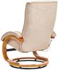 Massagestuhl HERO mit Fußstütze Stoff Beige Bild 5