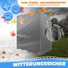 KESSER® Premium Strandkorb Schutzhülle mit Belüftungsöffnungen, Strandkorbhülle Wasserdicht, Winterfest UV-Beständiges, Schwerlast Reißfest 600D Oxford Gewebe Abdeckung (135x100x160/150cm) Grau, 120cm Bild 3