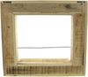 Wandregal "Fenster" aus recyceltem Holz, Fensterrahmen, Wanddeko, Blumenregal, Dekoregal, Blumenständer, Hängeregal Bild 4