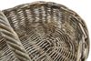 Kobolo Tablett Dekotablett Serviertablett aus Rattan kubu grey, Rattan Bild 5