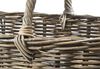 Kobolo Tablett Dekotablett Serviertablett aus Rattan kubu grey, Rattan Bild 4