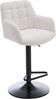 Vente-unique - PEGA Barhocker Stoff Weiß - B 49 cm x H 93 cm113 cm x L 50 cm Bild 5