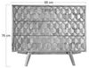Kommode Akazie 88x42x75 natur lackiert MOSAYK #107 Bild 3