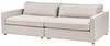 beliani 'VINSTRA' 3-Sitzer Sofa, Stoff beige, 250 x 125 x 80 cm Bild 4