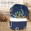 Creliv Spielzeugtruhe Spielzeugboxen Set 3er – stapelbare Kisten mit Deckel für Kinder Bild 5