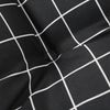vidaXL Palettenkissen Schwarz Karomuster 120x40x12 cm Stoff 360639 Bild 5
