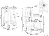 Bistro Set ADIRONDACK Dunkelgrau Bild 3