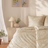 Estella Interlock Jersey Bettwäsche Anja 6345-180 sand Blumen 135x200 Bild 5